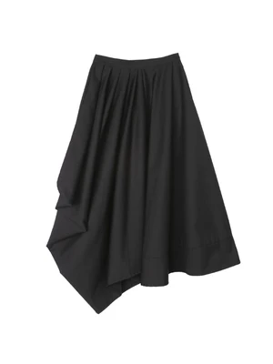Асимметричная юбка в стиле Ямамото дизайнерская длиной средней длины|Женские