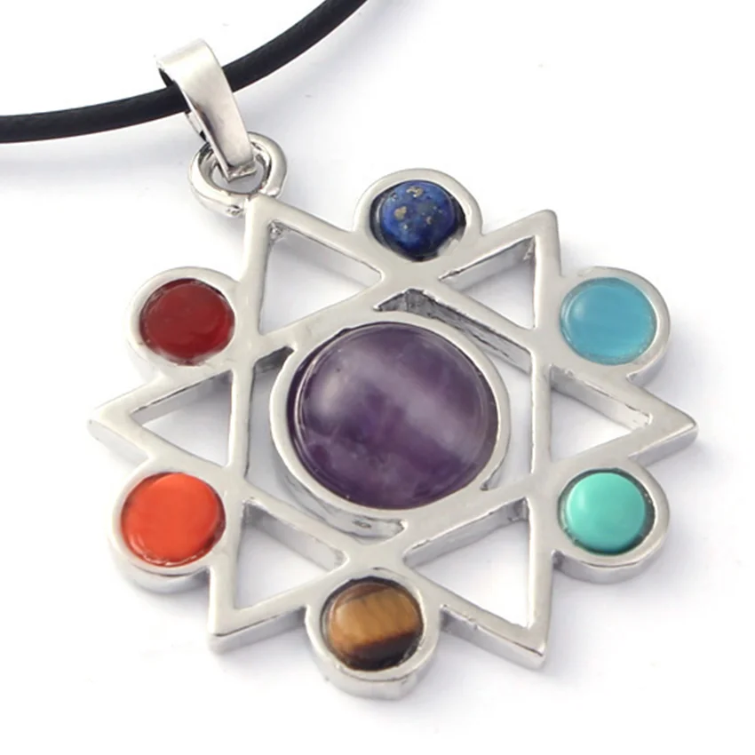 100-Unique 1 Pcs Silver Plated Star of David Solomon Seal Chakra Pendant For Gift Fashion Jewelry | Украшения и аксессуары