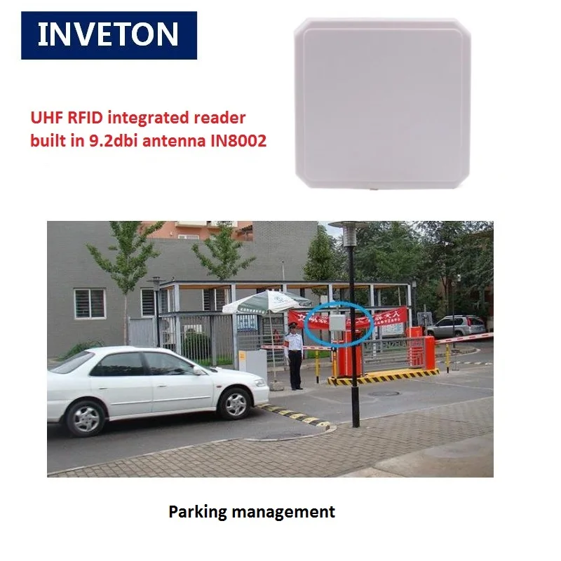 PR9200 несколько тегов ISO18000-6c uhf rfid считыватель RS232/ip67 9.2dbi антенна круговая