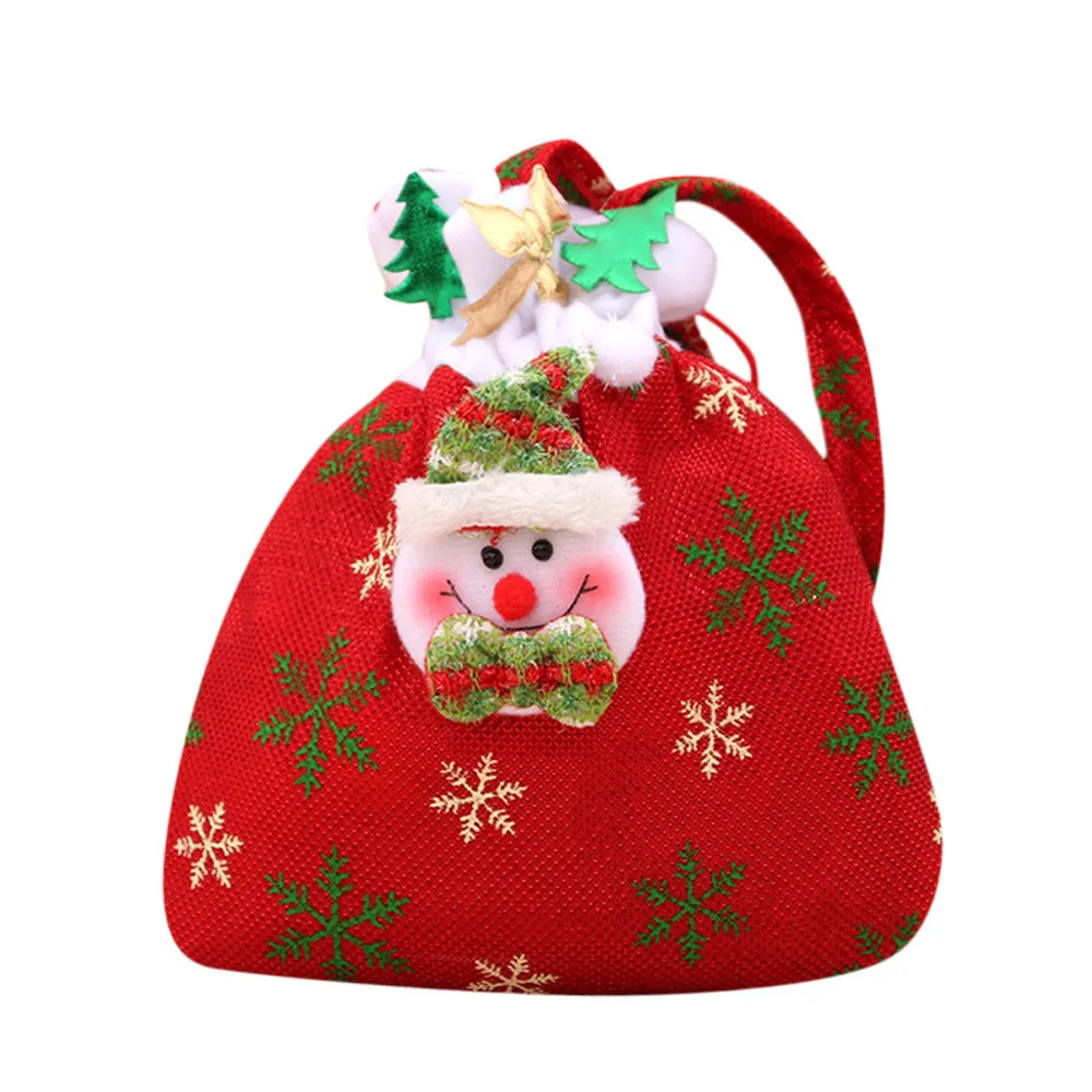 Рождественские украшения для дома Санта Клаус снеговик рождественский подарок