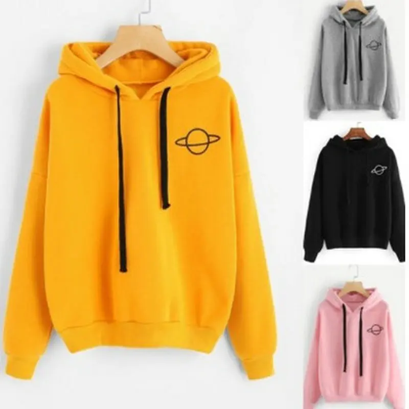 

Pullover Sweatshirt With Hood Autumn Women Hoodies Sweatshirt Loose Casual Printed Hooded Women's Sweatshirt Kawaii Clothes ZY43