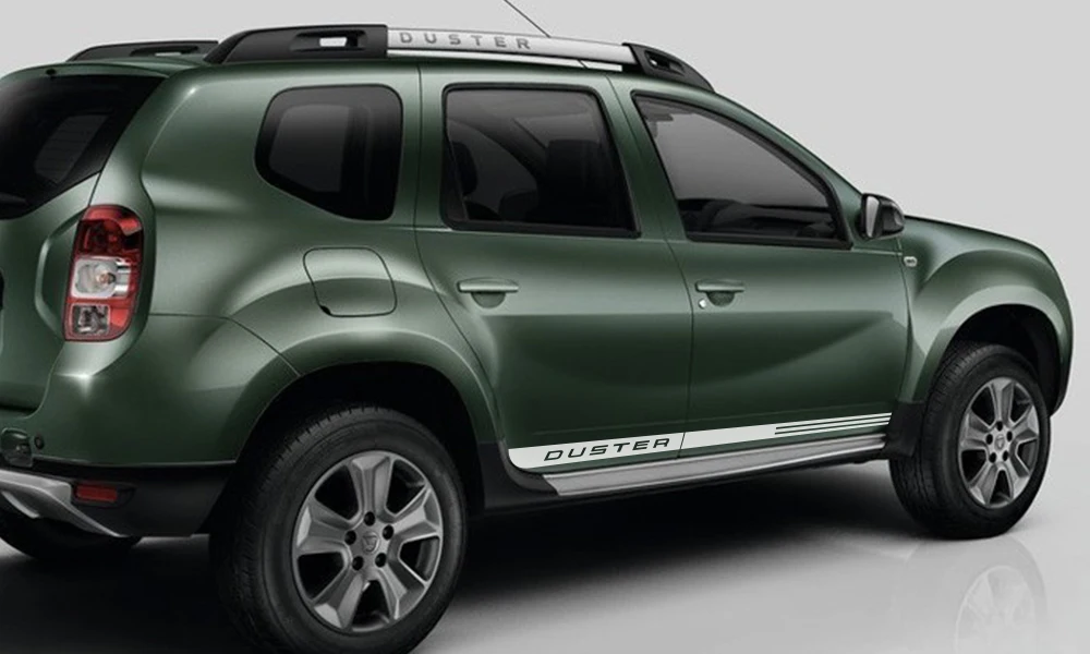2 шт. для Dacia Renault Duster, автомобильная Боковая дверь, наклейка в полоску, авто стиль, наклейка, виниловая пленка, автомобильный тюнинг, аксессуары