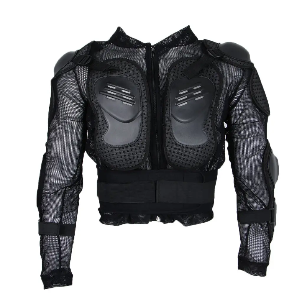 

Black Motorcross Racing Protector Jacket Full Armour