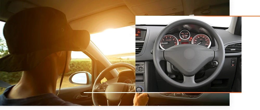 Черный чехол рулевого колеса автомобиля из натуральной кожи для peugeot 207 Expert Partner Citroen Berlingo Jumpy Fiat Scudo Toyota Proace