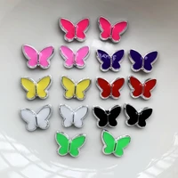 flying butterflies in flowersresin flat backrhinestonefor hairpin decorationmobile phone decorationnail art
