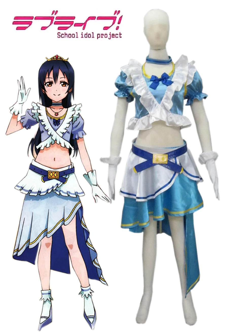 

Love Live!Music start!! Sonoda Umi Dress Cosplay Costume Halloween Women Dress O