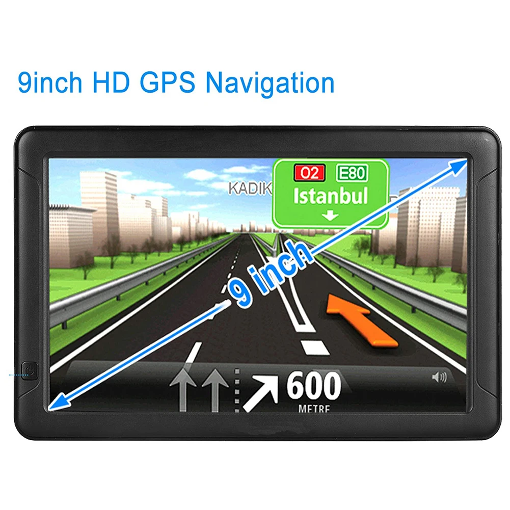 Автомобильная GPS навигация T19 универсальная 9 дюймовая автомобильная высокой