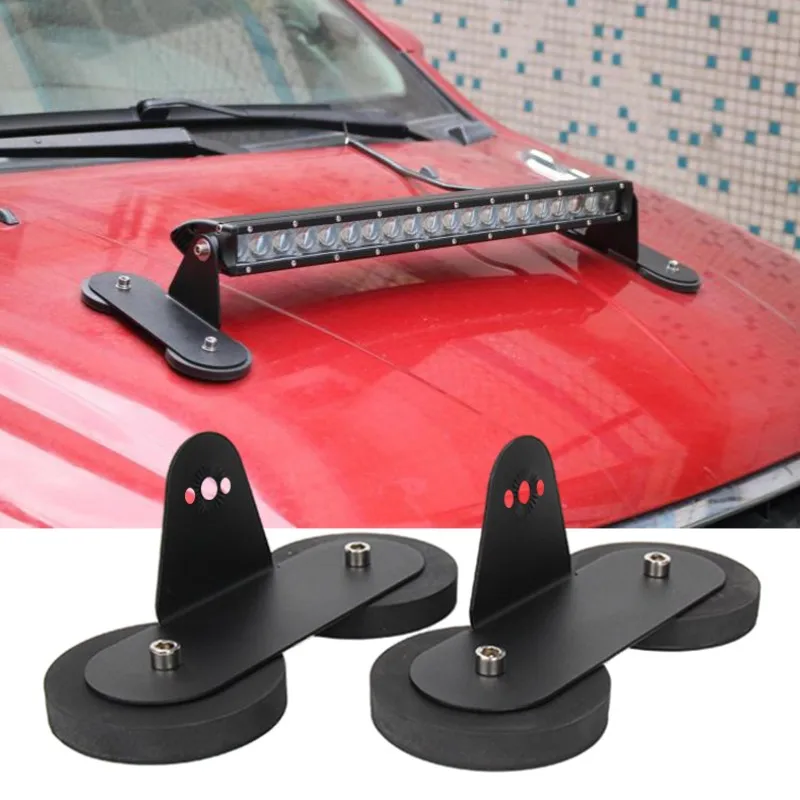 Автомобильный светодиодный светильник магнит с резиновым покрытием 66 мм/88 мм Нео