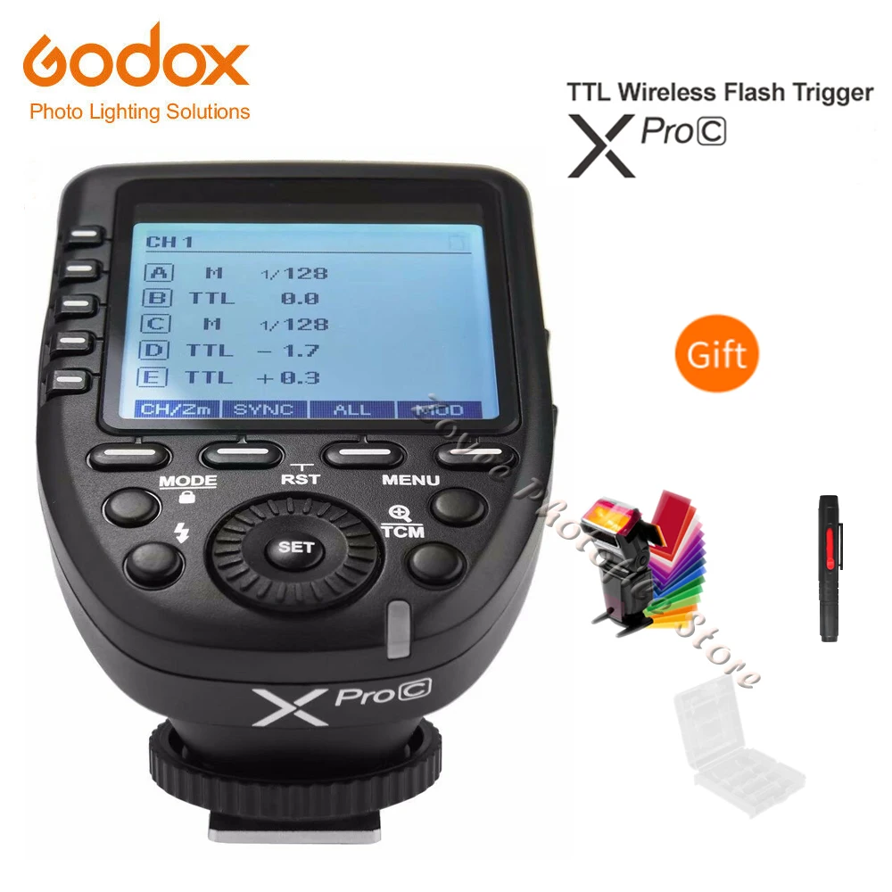 Godox Xpro-C/N/O/S/F/P 2,4G ttl вспышка беспроводной передатчик Триггер X система HSS 1/8000s для Canon Nikon sony Olympus Fuji