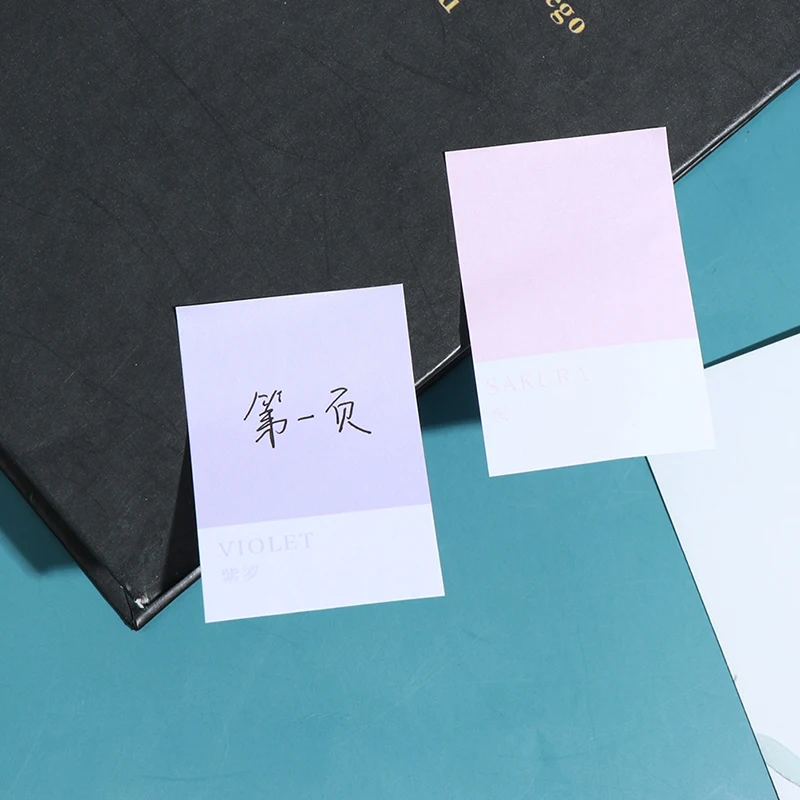 

New 80 Sheets Sticky Notes Index Memo Pad Bookmarks Cute Scheduler Paper Stickers