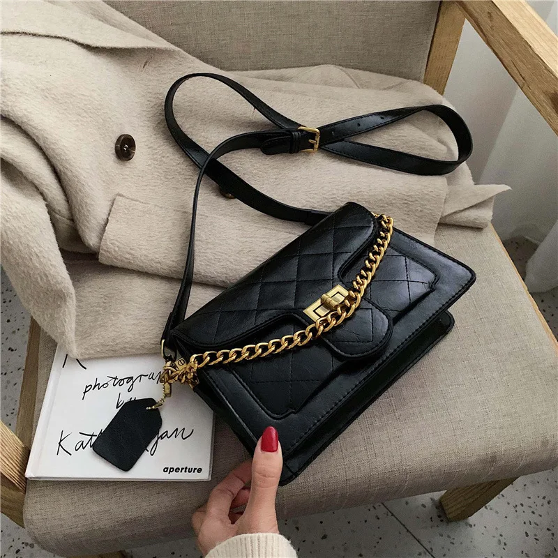 Винтажные сумки через плечо из искусственной кожи для женщин 2020 дизайнерская