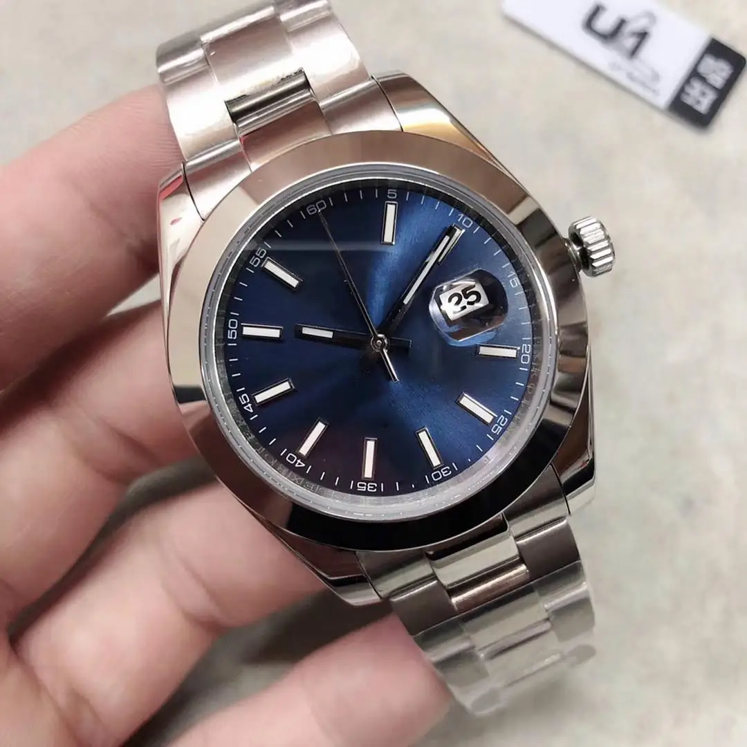 2019 U1 фабрика высокого качества Автоматическая техника 2813 DateJust сапфир + 41 мм
