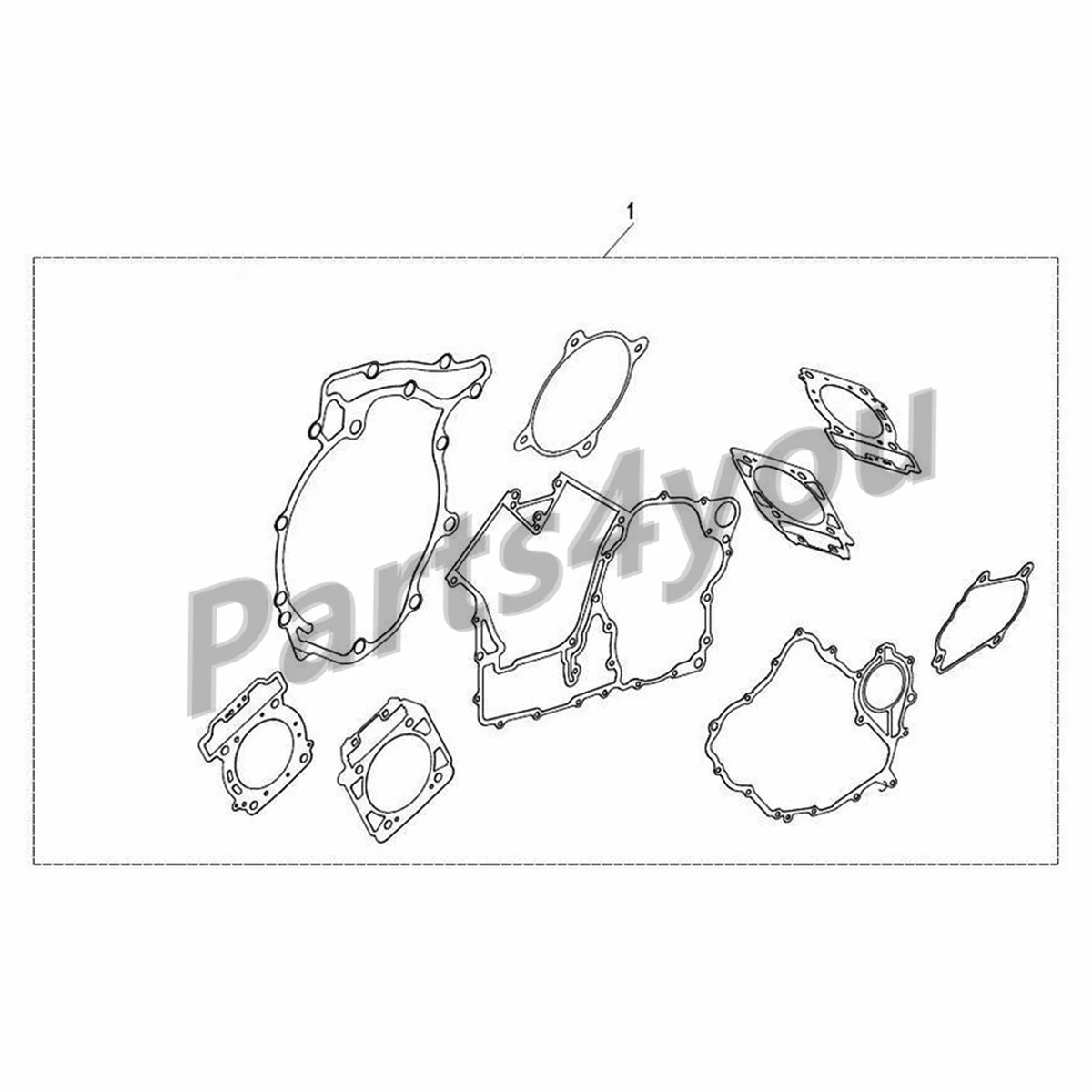 

Full Engine Gasket kit for CFmoto CF800 CF1000 CForce ZForce Uforce 1000 850 ATV UTV 800XC 0JWA-011001 0JWA-011004
