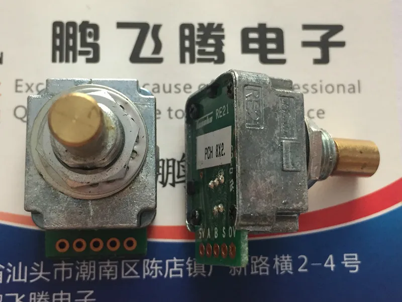 1PCS Japan Tokyo measurement equipment TOSOKU RE21NS25CH16R photoelectric encoder with push switch 25 positioning band switch