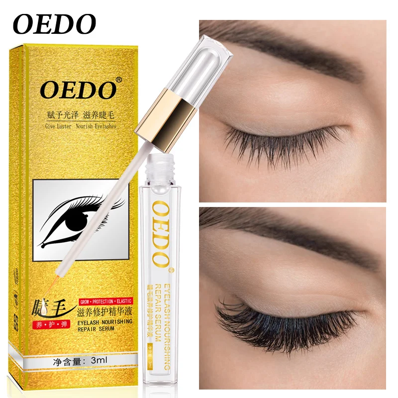 

OEDO Eyelash Growth Serum Eye Lash Longer Curved Denser Enhancer Extension Eyebrow Eyelashes Lifting Lengthening Thicker Tool