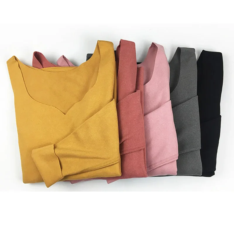 Высококачественное женское термобелье Maidy бесшовный плюшевый Топ с длинным