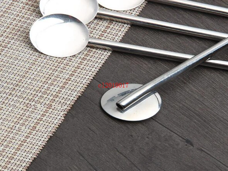 Полезная креативная ложка из нержавеющей стали для напитков коктейлей молока