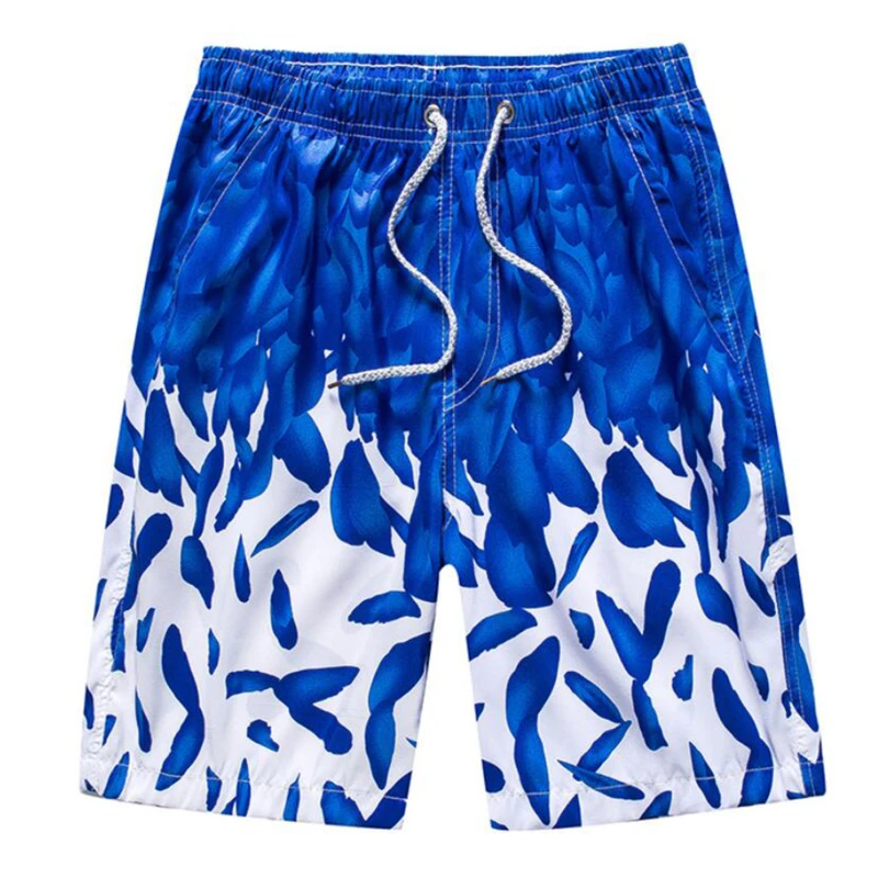 Шорты мужские с цветочным принтом модные короткие штаны для плавания пляжные