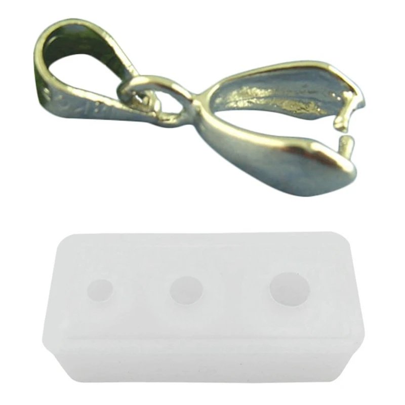 

25 Pcs Jewelry Accessories Fasteners Clamp & 1 Pcs Silicone Mold Egg Molds Epoxy Resin Crafts Cake Decoration