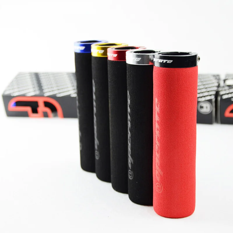 

1Pair Bicycle Handlebar Grips Anti-Slip Sponge Bike Handle Bar Lock On Cover MTB Road Bike Handle Grips Accessories BC0484