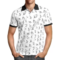 fashion hawaii polo shirts golf 3d all over printed men for women summer short sleeve t shirts style 1