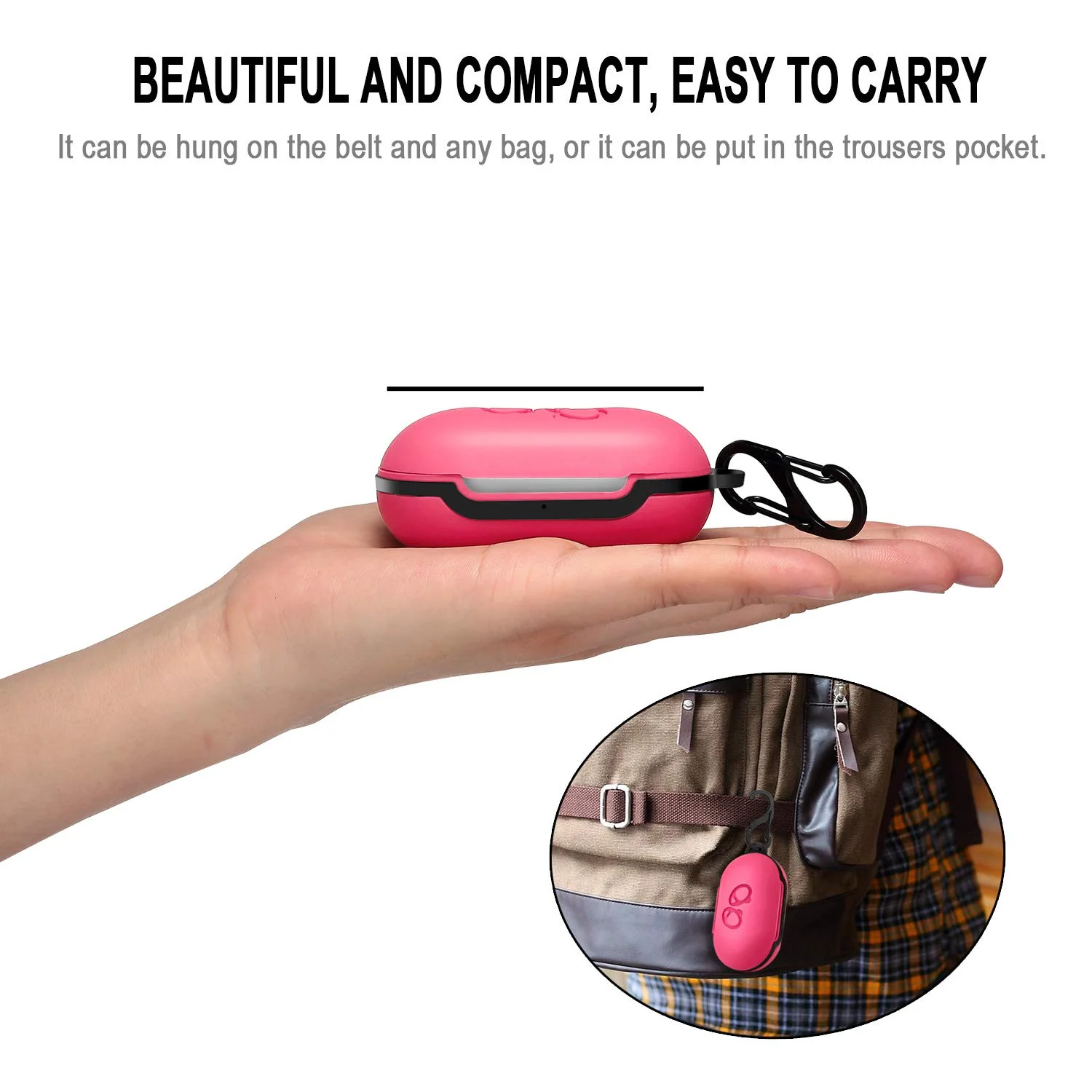 

Carrying Case TPU Full Protective Cover with Keychain For Samsung Galaxy Buds Buds+ Plus Wireless 2020 2019 Earbuds Accessories