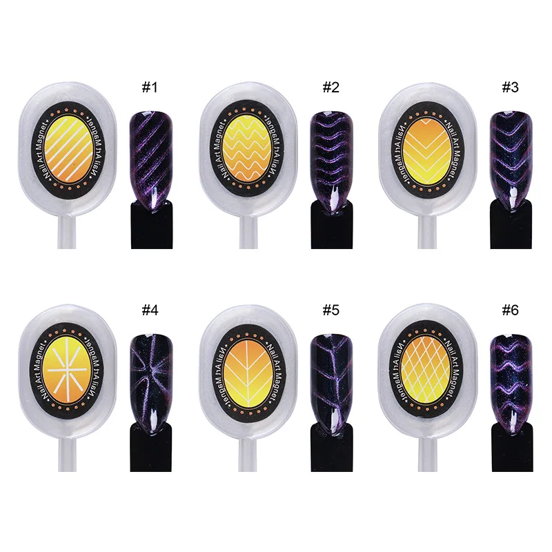 

Nail Art Magnet Stick Cat Eyes Magnet for Nail Gel Polish 3d Line Strip Effect Strong Magnetic Pen Tools magnet nail