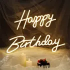 Неоновая вывеска на день рождения, светодиодные буквы на заказ s 23 ''x 16'' светодиодный Светодиодный силиконовый неоновый светильник для бара, паба, вечеринки, домашнего декора, настенный светильник