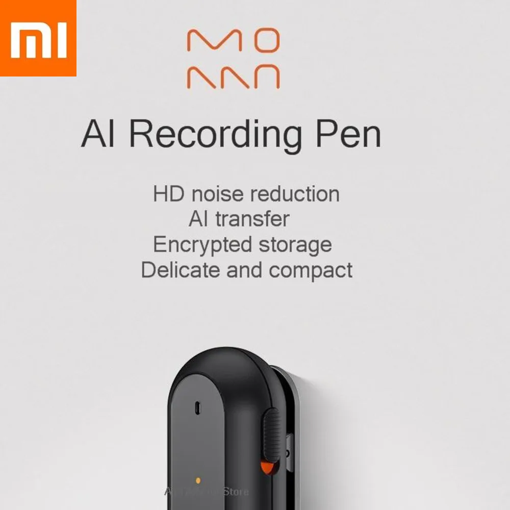 Xiaomi Smart AI записывающая ручка HD Запись интеллектуальное шумоподавление