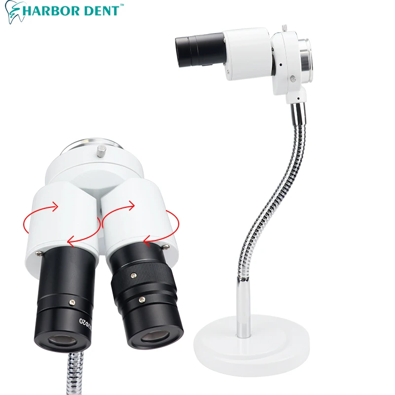 10X стоматологический лабораторный микроскоп высокого разрешения бинокулярный