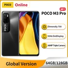 Новая глобальная версия POCO M3 Pro Dimensity 700 Octa Core 6,5 ''90 Гц 48MP тройной Камера 5000 мАч, Батарея NFC Android телефон