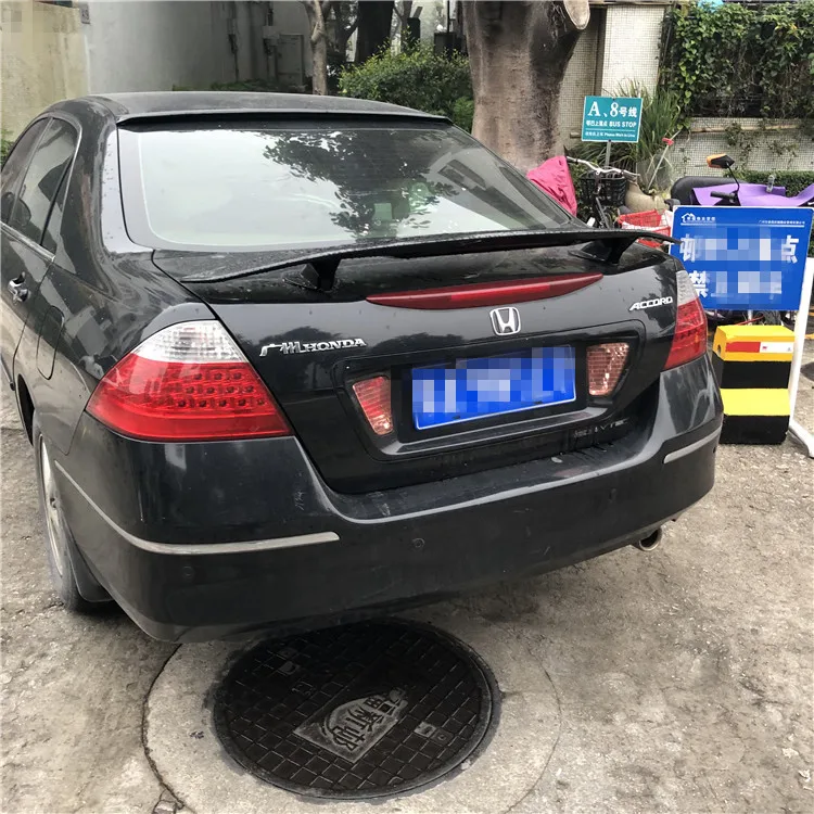 Для HONDA Accord спойлер 2006 2007 Высокое качество ABS Материал заднее крыло автомобиля