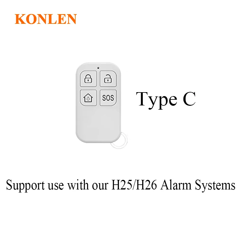 Пульт дистанционного управления keychian для панелей сигнализации H36 H37 H24 H23|controlling