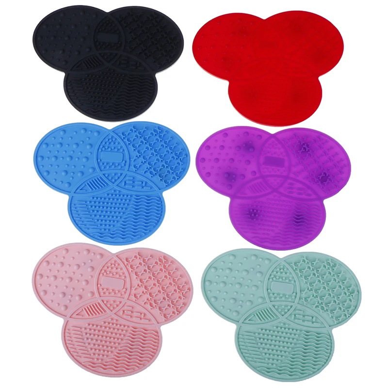 Силиконовая щетка для макияжа коврик чистки матовая кисть инструменты мытья