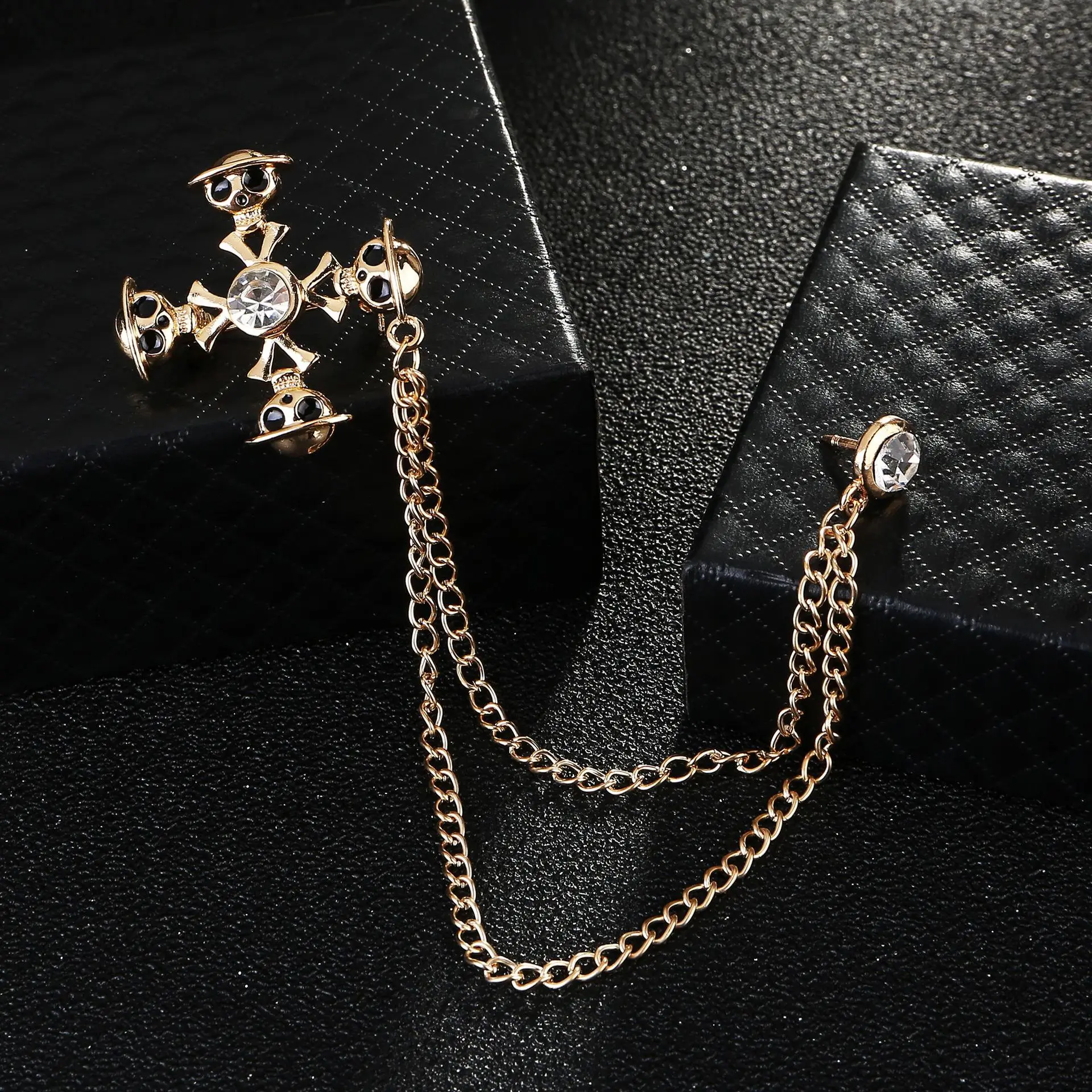 Корейская панк металлическая брошь в виде креста ювелирное изделие Роскошный