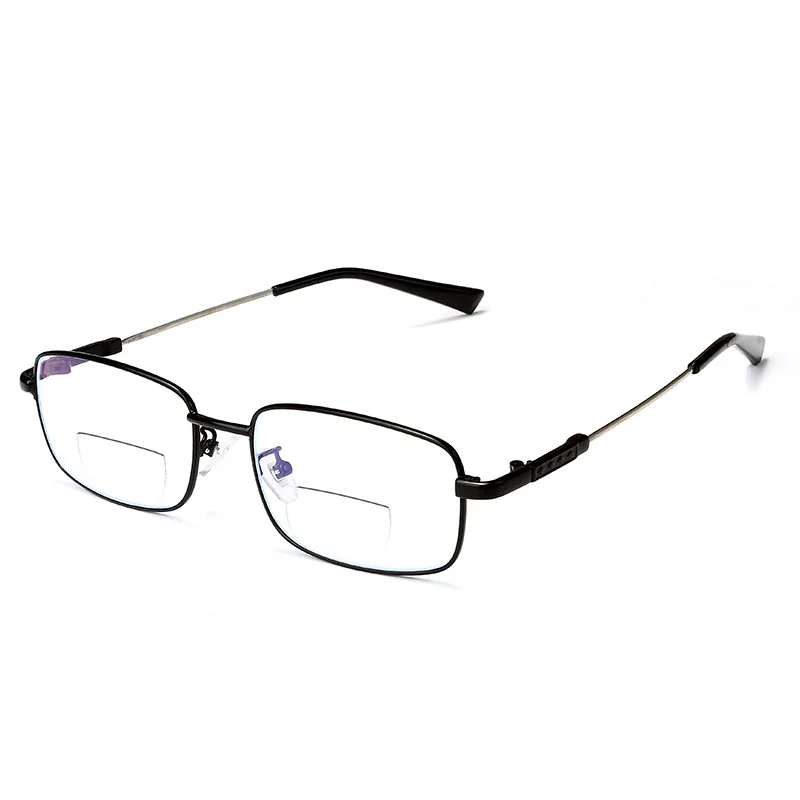 

High Quality Reading Glasses Memory Titanium Double Beam Full Frame Resin Or Natural Crystal Lens +1 +1.5 +2 +2.5 +3 +3.5 +4