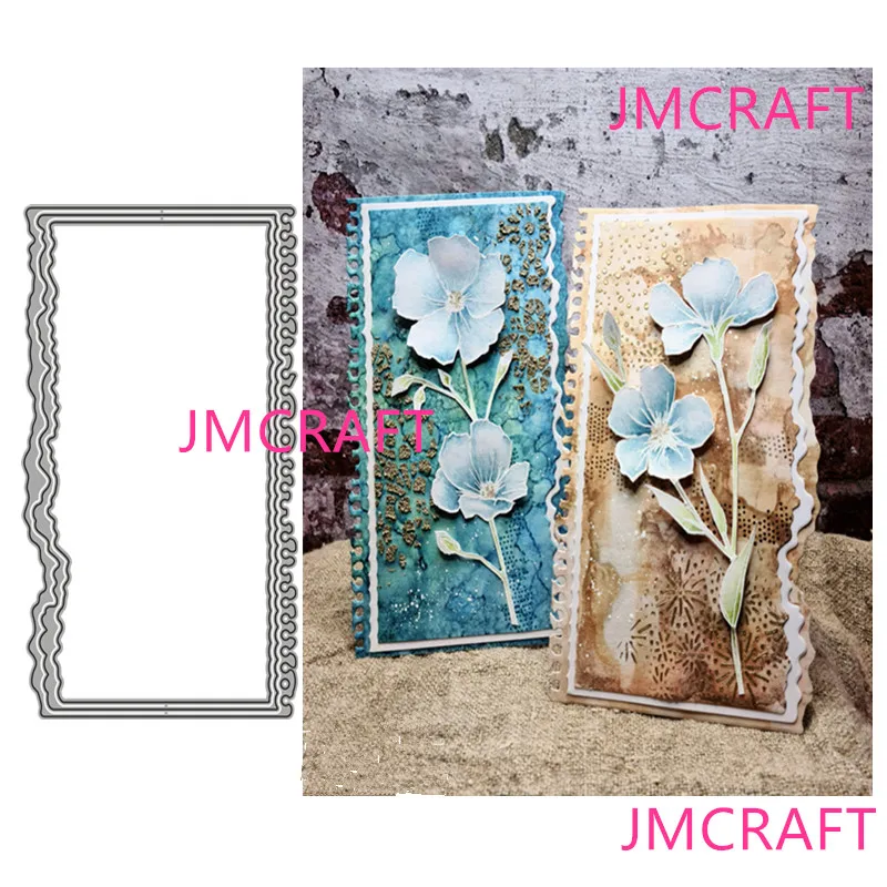 

JMCRAFT 2021 New Lace Greeting Card #5 Metal Cutting Dies 3D DIY Scrapbook Handmade Paper Craft Metal Steel Template Dies