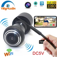 xmeye dc 5v wireless hd 1080p mini door camera wifi fisheye ip camera wide angle lens network p2p peephole home security
