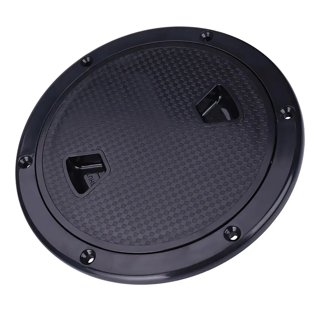 

6inch Marine Inspection Deck Hatch Cover -ABS Round Tight Screw out Anti-corrosive - for Boat Yacht, Anti-UV