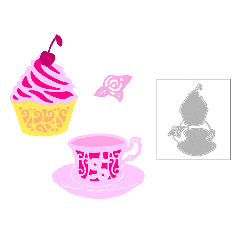 Новинка 2020 горячая кофейная чашка металлические пресс-формы для торта