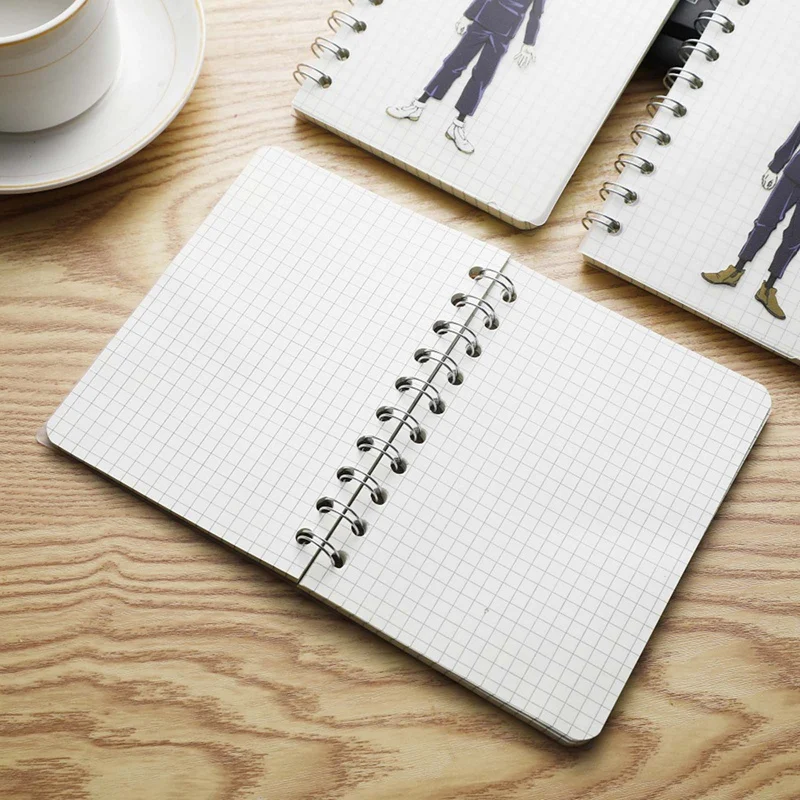 

Anime Jujutsu Kaisen Coil Notebook Diary Medium Kraft Daily Weekly Book School Supplies Stationery Gift