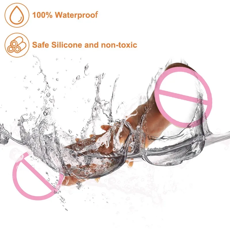 Реалистичный пенис 3 5 см секс-игрушки без вибратора на присоске фаллоимитатор