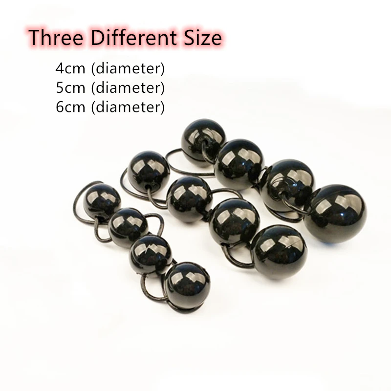 Супер большие черные анальные пробки бусины вагинальные стимуляторы X large шарики