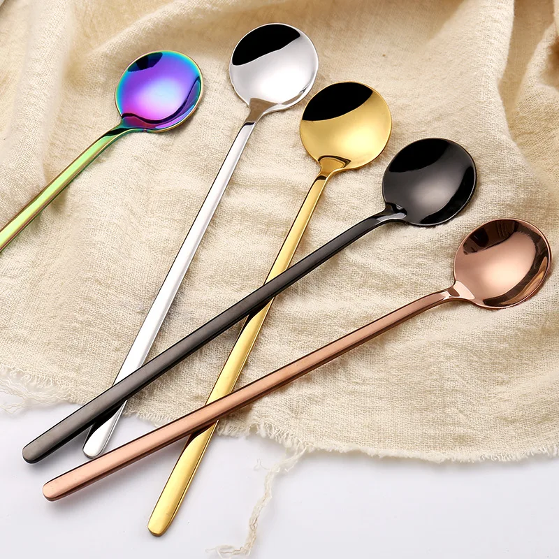 Ложка из нержавеющей стали десертная ложка для размешивания кофе медовый чай