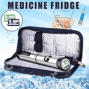 Сумка-холодильник для инсулина, переносной медицинский чехол для путешествий, сумка-холодильник для таблеток из алюминиевой фольги, сумка для льда