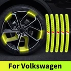 Светоотражающая наклейка на ступицу колеса автомобиля, Декоративная полоса обода, наклейки для Volkswagen Golf MK7, аксессуары 2015 2016 2017 2018, товары