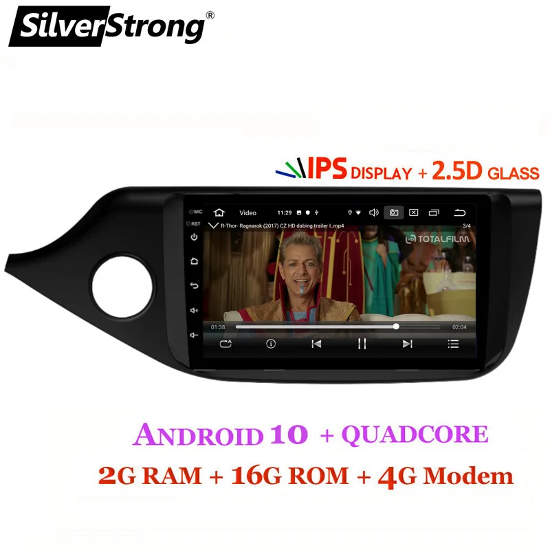 SilverStrong Android10.0 IPS автомобильный 2DIN GPS для KIA Ceed Android 2012 2016 Cee 'd Navi с опцией DSP DAB TPMS