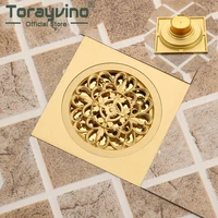 bathroom floor drain caniveau douche gold stainless steel shower filter hair good quality bathroom accessories kitchen drainer