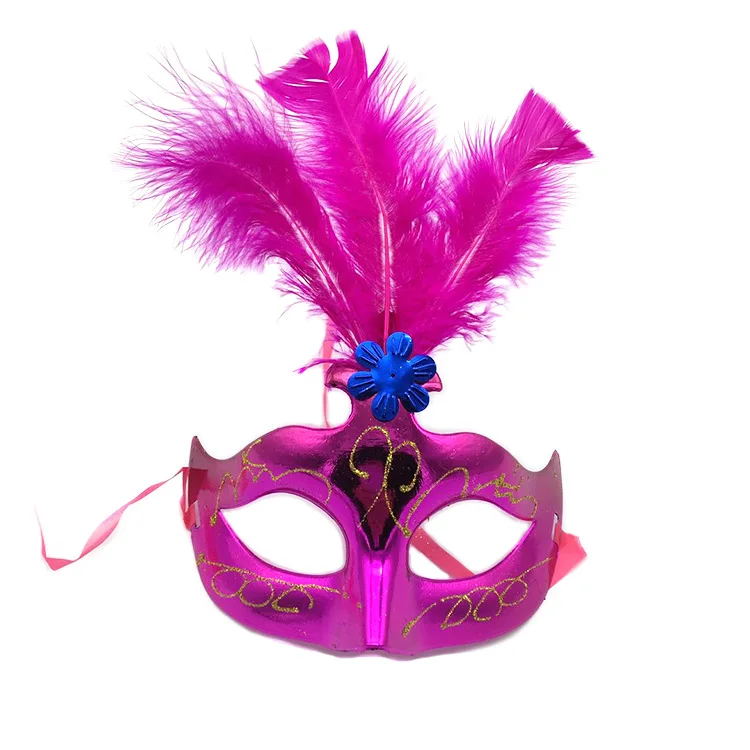 1 шт. пластиковые перьевые маски для представлений|Аксессуары костюмов| |