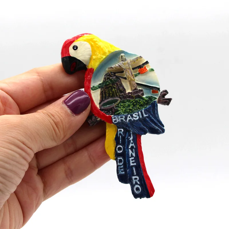 Бразилия туристический сувенир с достопримечательностью 3D магниты на